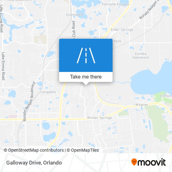 Galloway Drive map