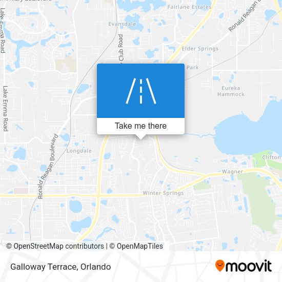 Mapa de Galloway Terrace