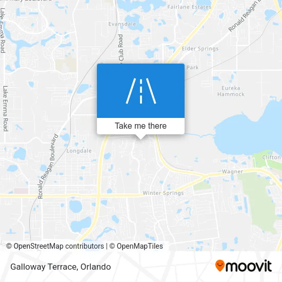 Galloway Terrace map