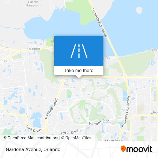 Mapa de Gardena Avenue