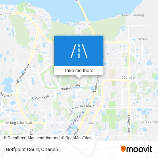 Golfpoint Court map