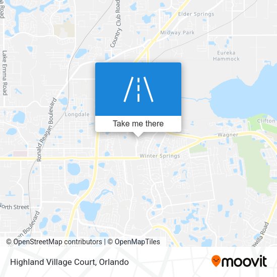 Highland Village Court map