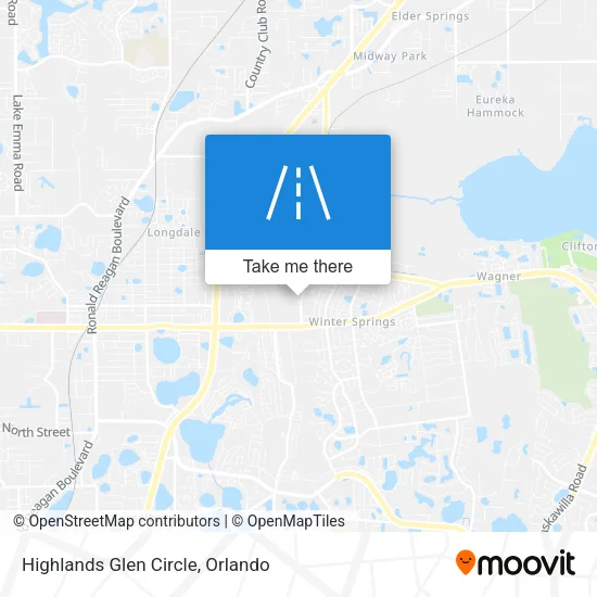 Highlands Glen Circle map