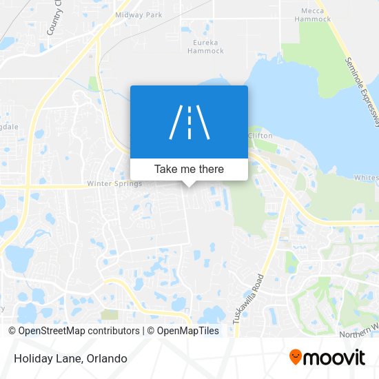 Mapa de Holiday Lane