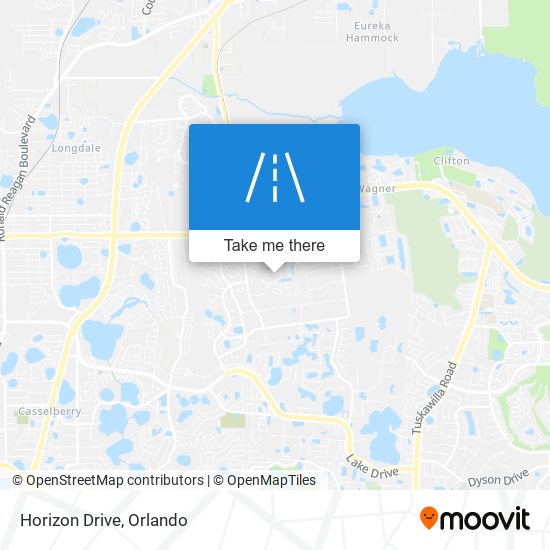 Horizon Drive map