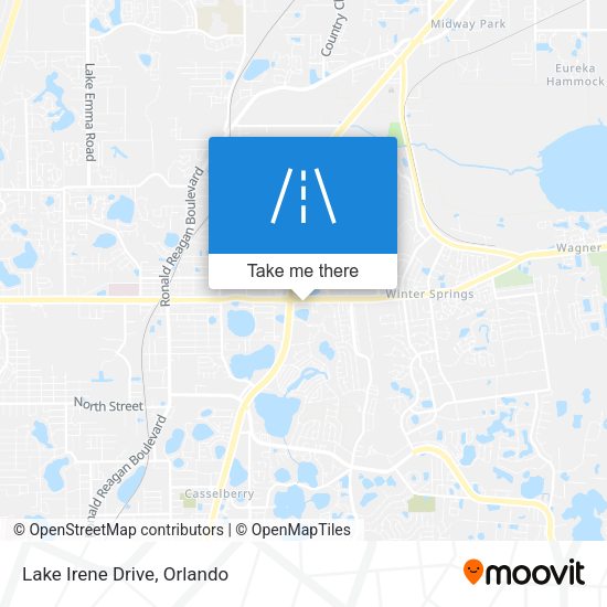 Lake Irene Drive map