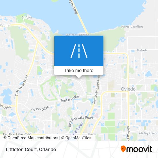Littleton Court map