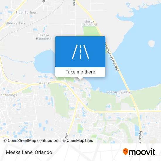 Meeks Lane map