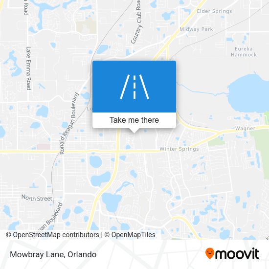 Mapa de Mowbray Lane