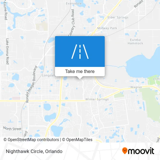 Nighthawk Circle map