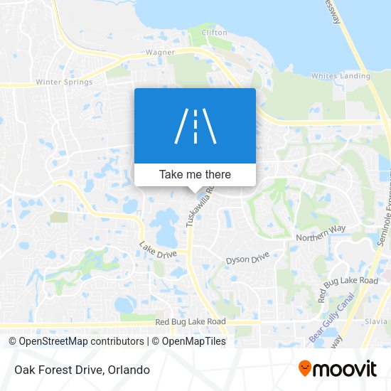 Mapa de Oak Forest Drive
