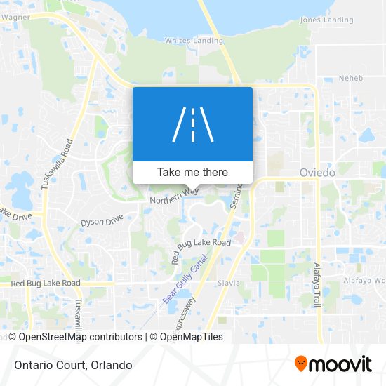 Mapa de Ontario Court