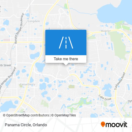 Mapa de Panama Circle