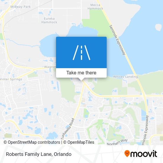 Roberts Family Lane map