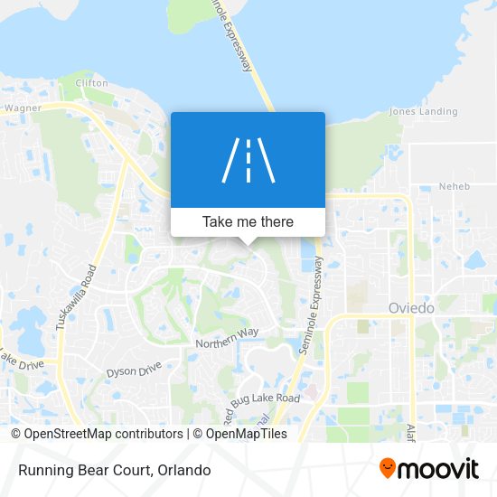 Mapa de Running Bear Court