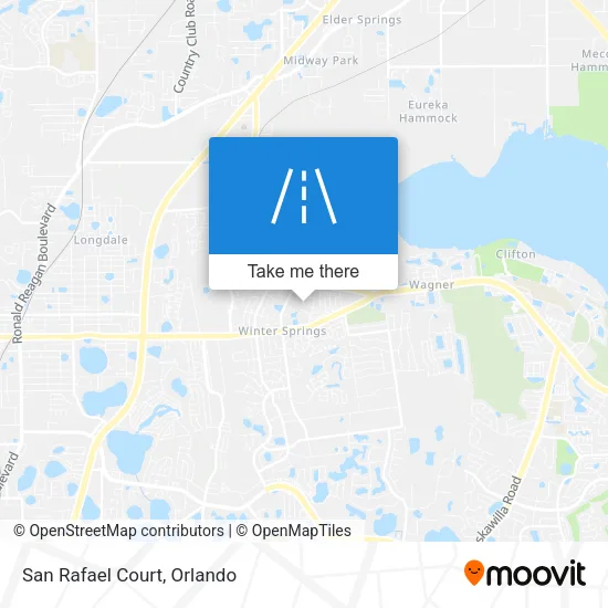San Rafael Court map