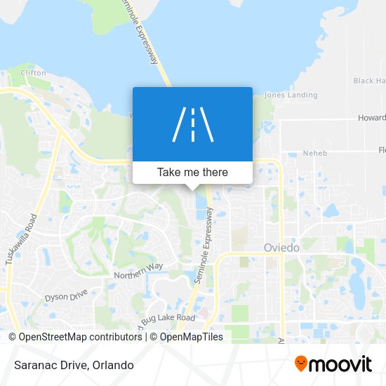 Saranac Drive map