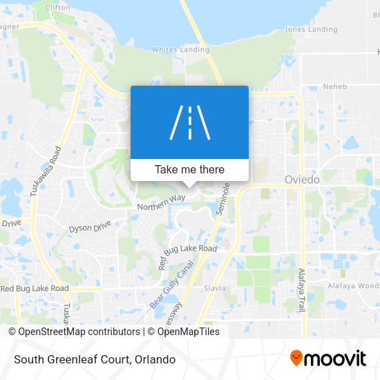 Mapa de South Greenleaf Court