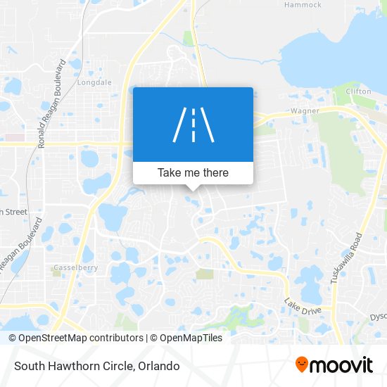 South Hawthorn Circle map