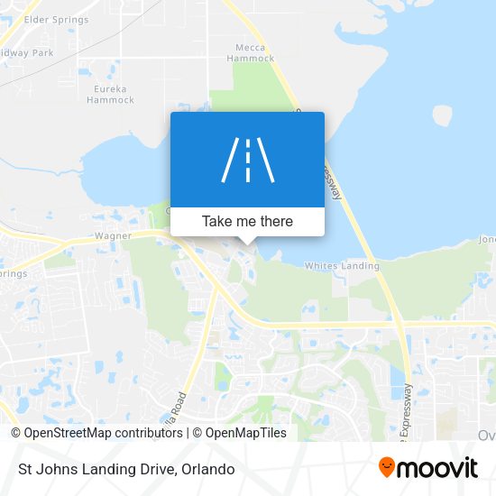 St Johns Landing Drive map