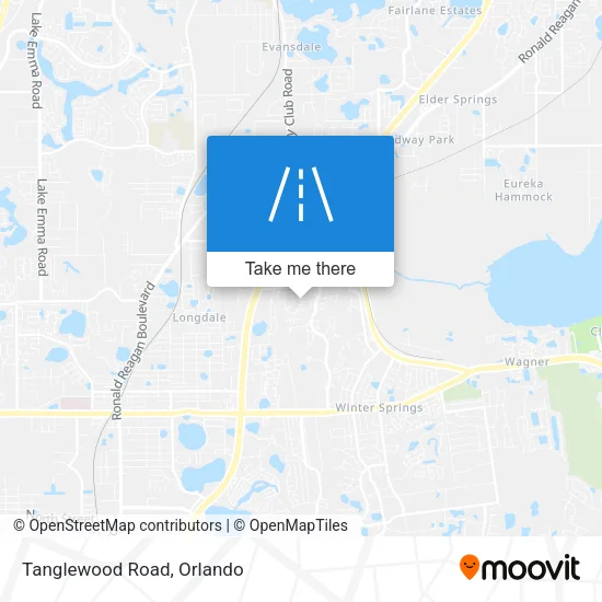 Tanglewood Road map