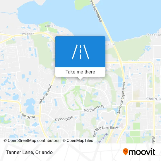 Mapa de Tanner Lane
