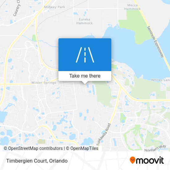 Mapa de Timbergien Court