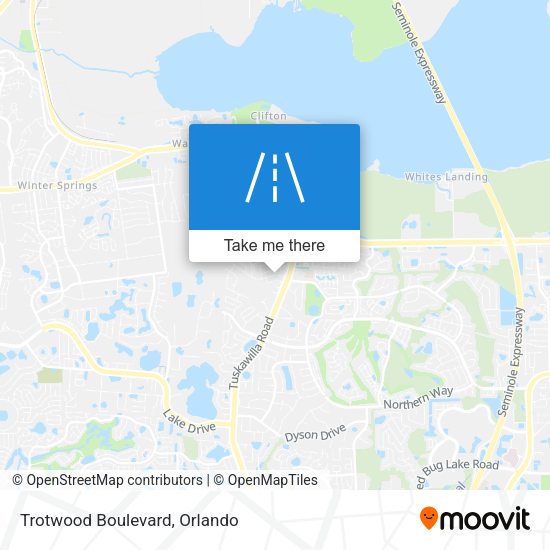 Trotwood Boulevard map