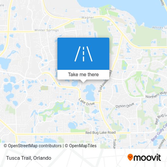 Tusca Trail map