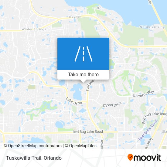 Mapa de Tuskawilla Trail