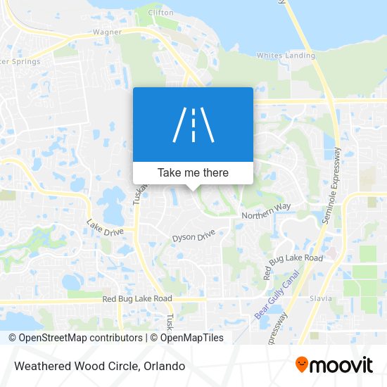 Weathered Wood Circle map
