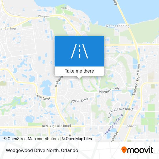 Mapa de Wedgewood Drive North