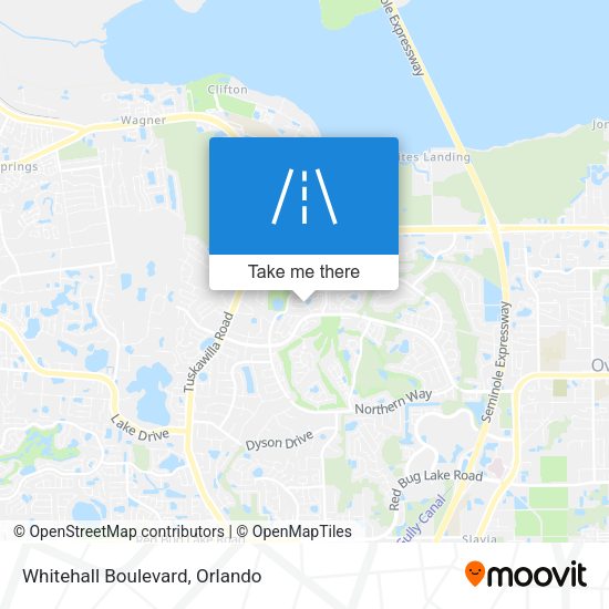 Whitehall Boulevard map