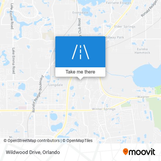 Wildwood Drive map