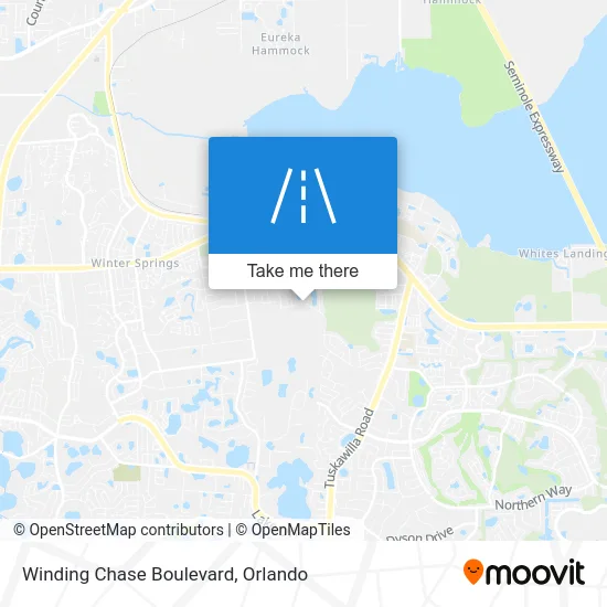 Winding Chase Boulevard map