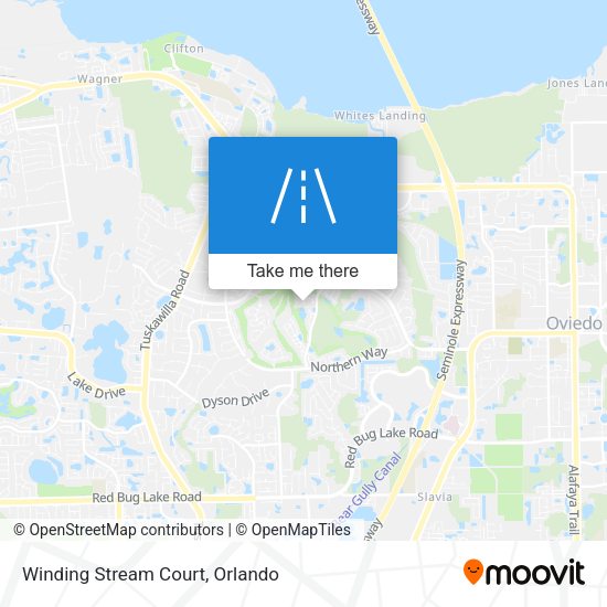 Mapa de Winding Stream Court
