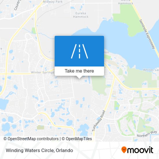 Winding Waters Circle map