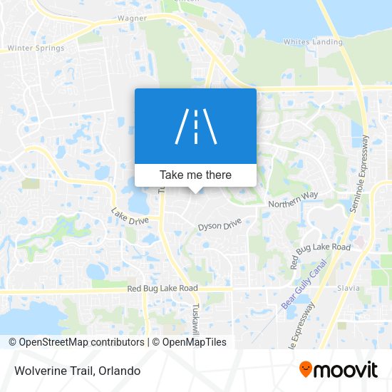 Mapa de Wolverine Trail