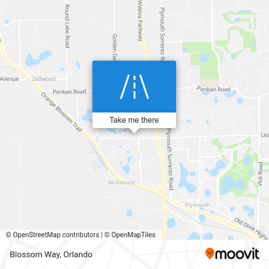 Mapa de Blossom Way