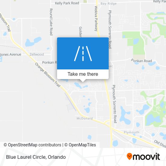Mapa de Blue Laurel Circle