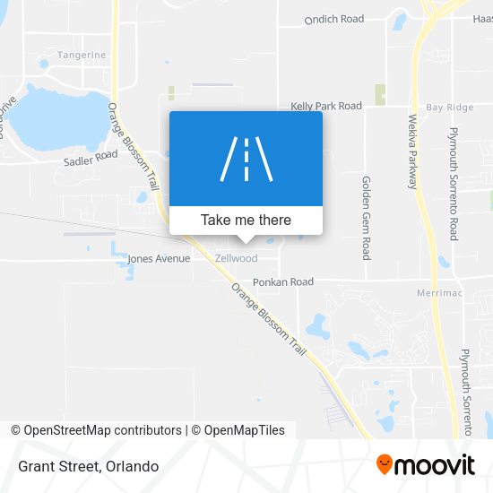 Mapa de Grant Street