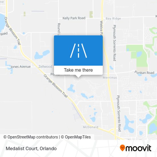 Mapa de Medalist Court