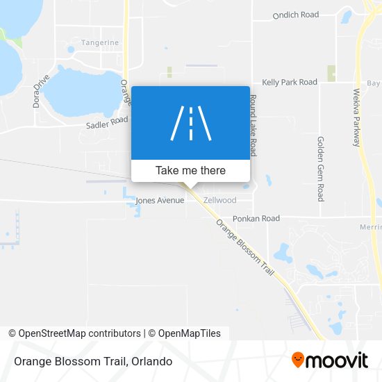 Mapa de Orange Blossom Trail