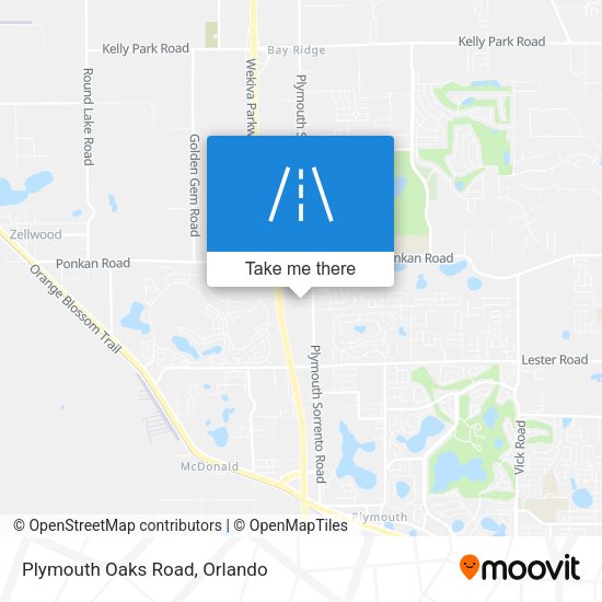 Mapa de Plymouth Oaks Road