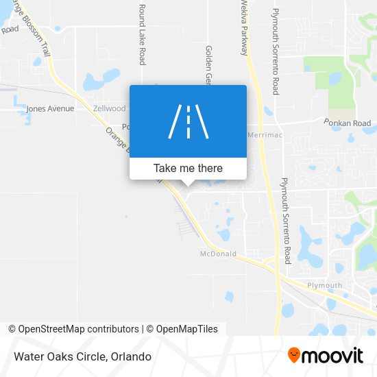 Mapa de Water Oaks Circle