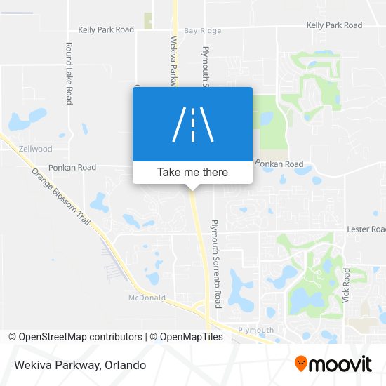 Mapa de Wekiva Parkway