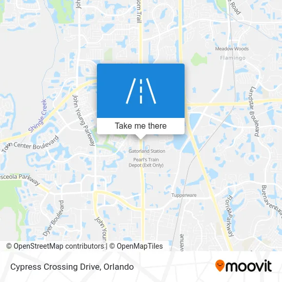 Cypress Crossing Drive map