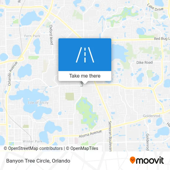 Banyon Tree Circle map