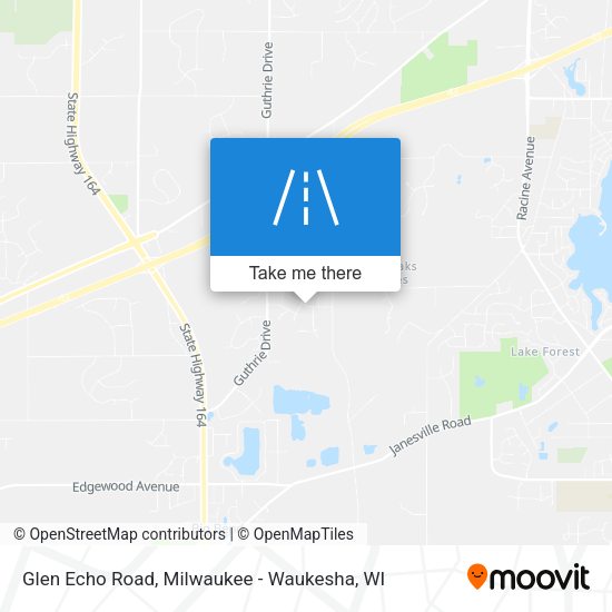 Glen Echo Road map