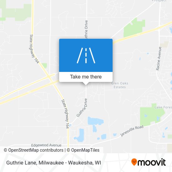 Guthrie Lane map